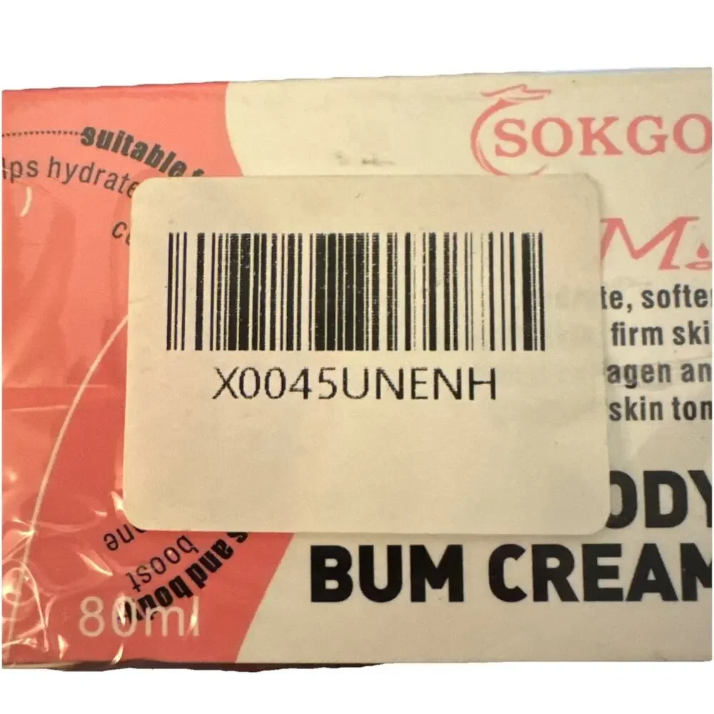 Moisturizing Body Bum Cream Sokgo -Hydrate, Soften, Smooth Skin Sealed Exp 4/27